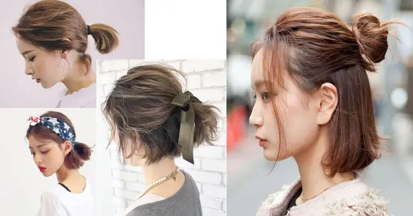 Cách búi tóc ngắn theo kiểu búi phồng