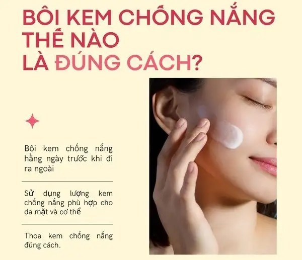Hướng dẫn bôi kem chống nắng đúng cách khi đi biển 3 Đối với kem chống nắng dạng bôi