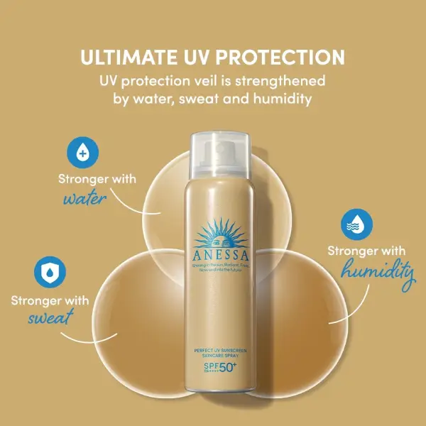 TOP 10 kem chống nắng đi biển tuyệt vời cho mùa hè 3 Kem chống nắng Anessa Perfect UV Spray Sunscreen