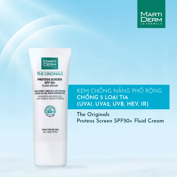 TOP 10 kem chống nắng đi biển tuyệt vời cho mùa hè 4 Kem chống nắng Martiderm phổ rộng