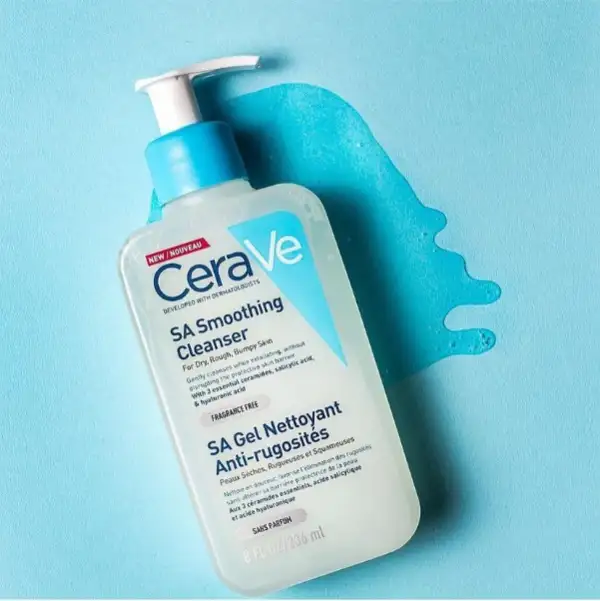 Review sữa rửa mặt Cerave có tốt không? Giá bán như thế nào? 6 Sữa rửa mặt cho da mụn nhạy cảm CeraVe SA Smoothing Cleanser