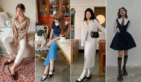 Tạo dáng với giày mũi nhọn