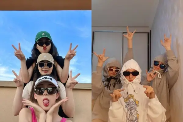 Tạo dáng nhí nhố và vui nhộn