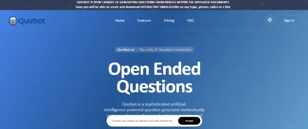 Các công cụ AI luyện tập Speaking tiếng Anh 3 Quizbot là công cụ AI luyện tập Speaking tiếng Anh