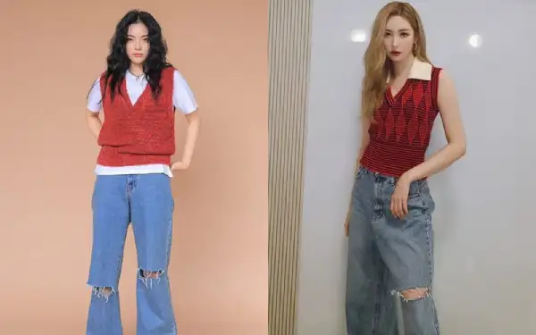 99+ Cách phối đồ với áo gile đẹp chuẩn Hàn Quốc 13 Quần jeans rách phối đồ với áo gile