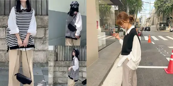 99+ Cách phối đồ với áo gile đẹp chuẩn Hàn Quốc 23 Áo gile phối với quần âu