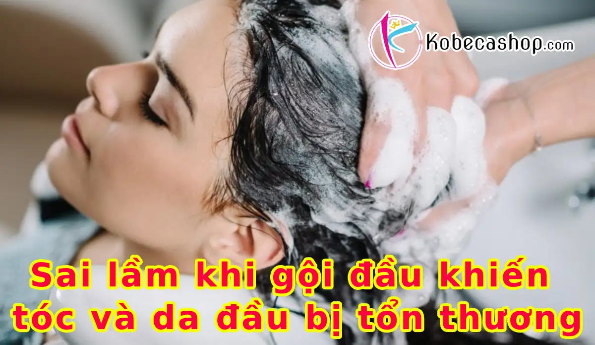 Sai lầm khi gội đầu khiến tóc và da đầu bị tổn thương 1 Sai lầm khi gội đầu khiến tóc và da đầu bị tổn thương