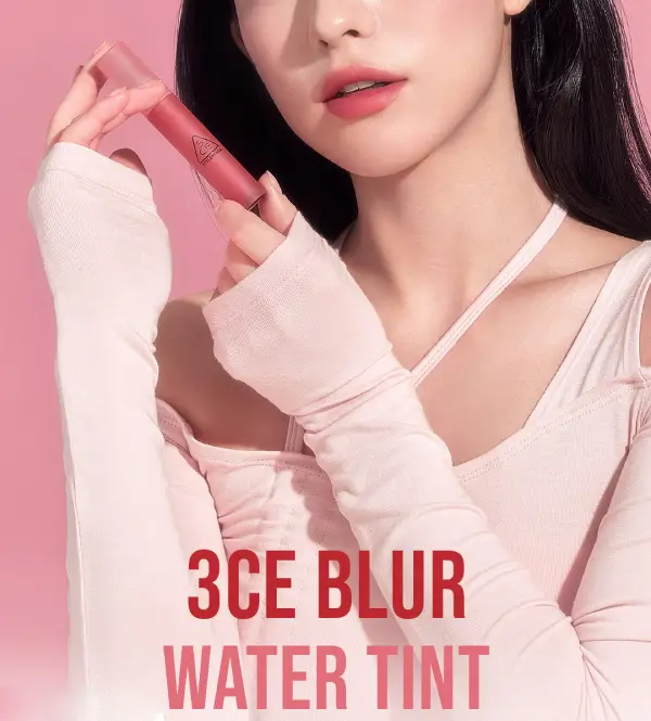 Son kem lì 3CE Blur Water Tint Sepia 4.6g - Màu đỏ gạch đậm 3 Son kem lì 3CE Blur Water Tint Sepia 4.6g