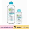 Nước tẩy trang Garnier màu xanh dương cho da dầu và mụn