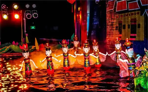 Kinh nghiệm du lịch Hà Nội tự túc từ A - Z 7 Múa rối nước tại Nhà hát Múa rối Nước Thăng Long